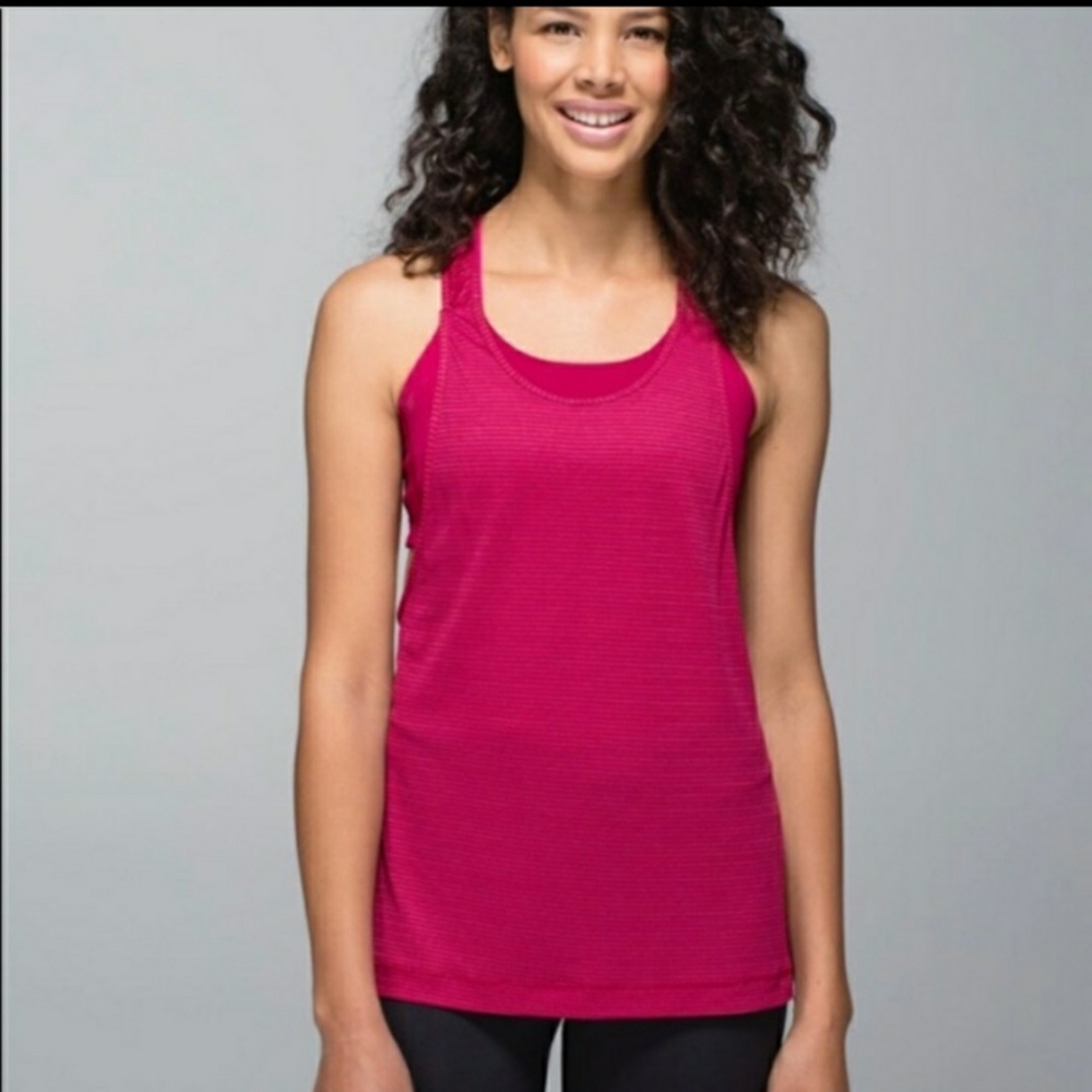 Lululemon Stash It Tank In Bumble Berry